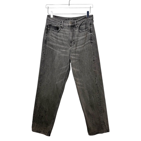American Eagle Outfitters Denim - American Eagle Gray Wash Women’s Baggy High Rise Jeans Sz 8 Short